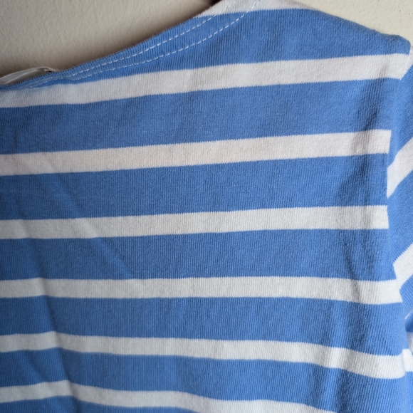 J. Crew Crew Cuts Blue and White Striped Kids Shirt - Picture 8 of 8